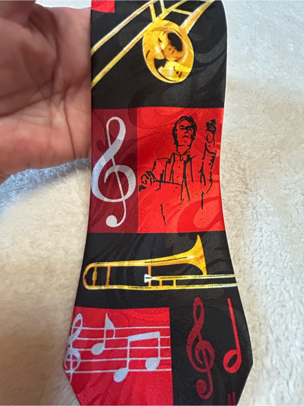 🎁3 for $30 - Musical Instruments Patterned Necktie